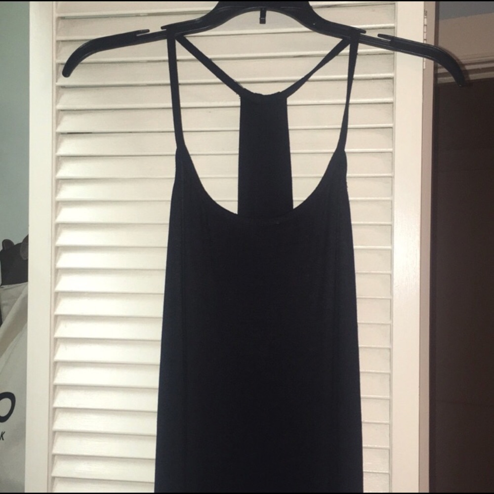 Fabletics Large Black Maxi Dress. NWOT